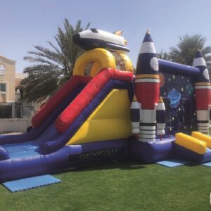 Space Bouncy Castle with Slide