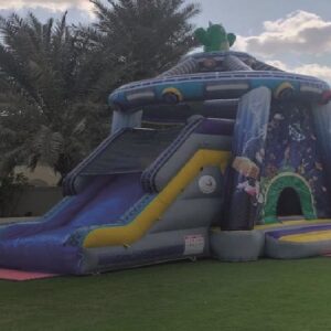 UFO Bouncy Castle with Slide