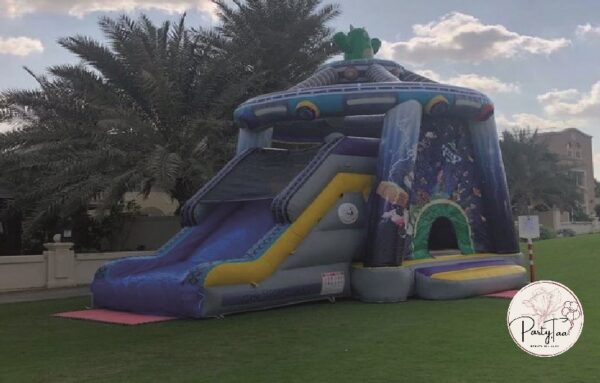 UFO Bouncy Castle with Slide